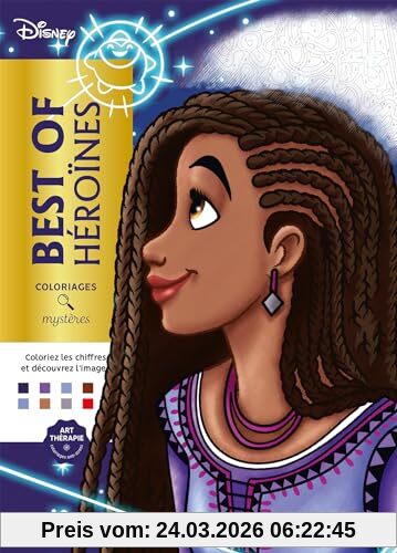 Coloriages mystères Disney : Best of Héroïnes