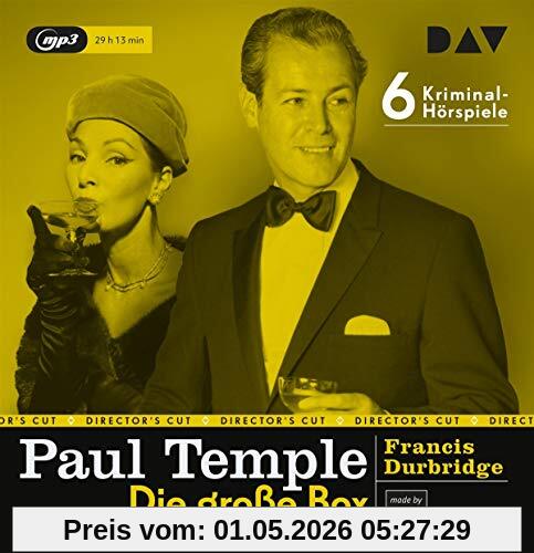 Paul Temple – Die große Box: Die Original-Radiofassungen mit René Deltgen, Annemarie Cordes u.v.a. (6 mp3-CDs)