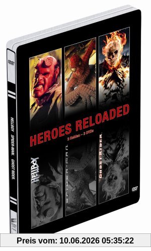 Heroes Reloaded: Spider-Man / Hellboy / Ghost Rider (Steelbook) [3 DVDs]