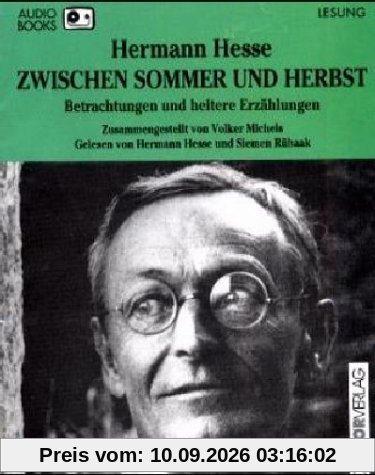 Zwischen Sommer und Herbst. Cassette. Betrachtungen und heitere Erzählungen.