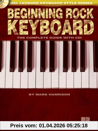 Hal Leonard Keyboard Style Beginning Rock Keyboard Book/Cd