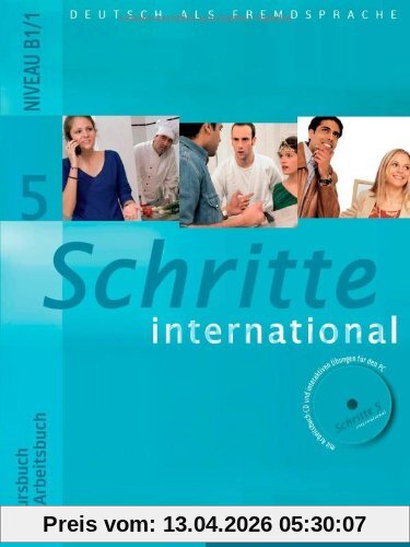 Schritte international 5: Deutsch als Fremdsprache / Kursbuch + Arbeitsbuch mit Audio-CD zum Arbeitsbuch und interaktiven Übungen