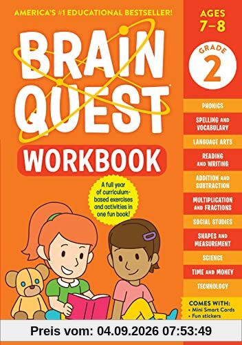 Brain Quest Workbook: 2nd Grade Revised Edition (Brain Quest Workbooks)