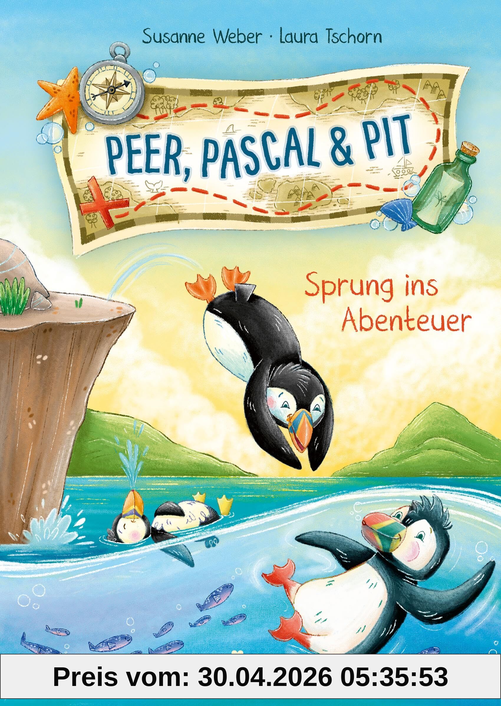 Peer, Pascal und Pit - Sprung ins Abenteuer: Ein Kinderbuch ab 5 Jahren in Reimen