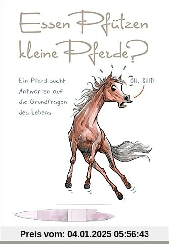Essen Pfützen kleine Pferde?: Ein Pferd sucht Antworten auf die Grundfragen des Lebens