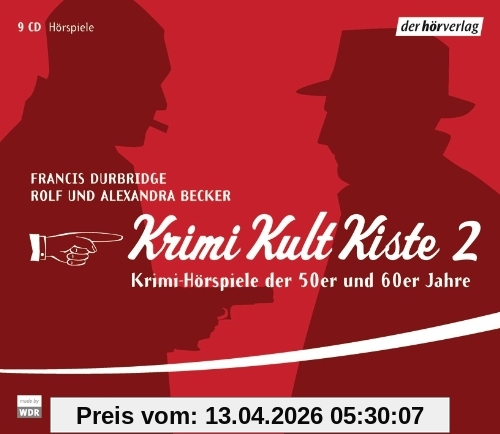 Krimi Kult Kiste 2: Gestatten, ... Cox. Trommeln gehört zum Handwerk/DDD wieder im Lande/Paul Temple & der Fall Curzon