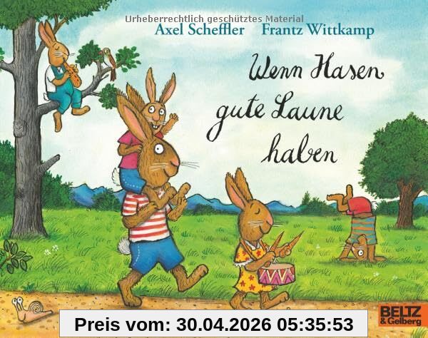 Wenn Hasen gute Laune haben: Vierfarbiges Bilderbuch (MINIMAX)