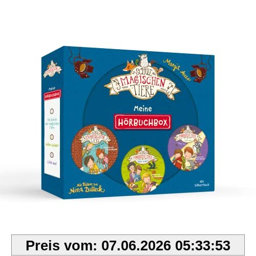 Die Schule der magischen Tiere: Meine Hörbuchbox: »Die Schule der magischen Tiere«, »Voller Löcher!«, »Licht aus!«: 6 CDs