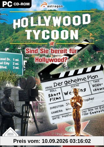 Hollywood Tycoon. CD-ROM für Windows 98/ME/NT/2000/XP. Sind Sie bereit für Hollywood?