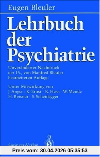Lehrbuch der Psychiatrie