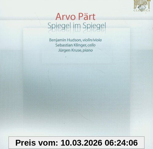 Benjamin Hudson Arvo Pärt, Spiegel Im Spiegel