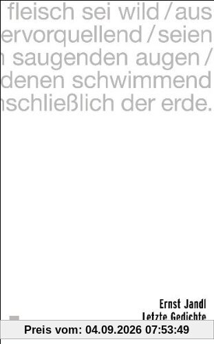 Letzte Gedichte
