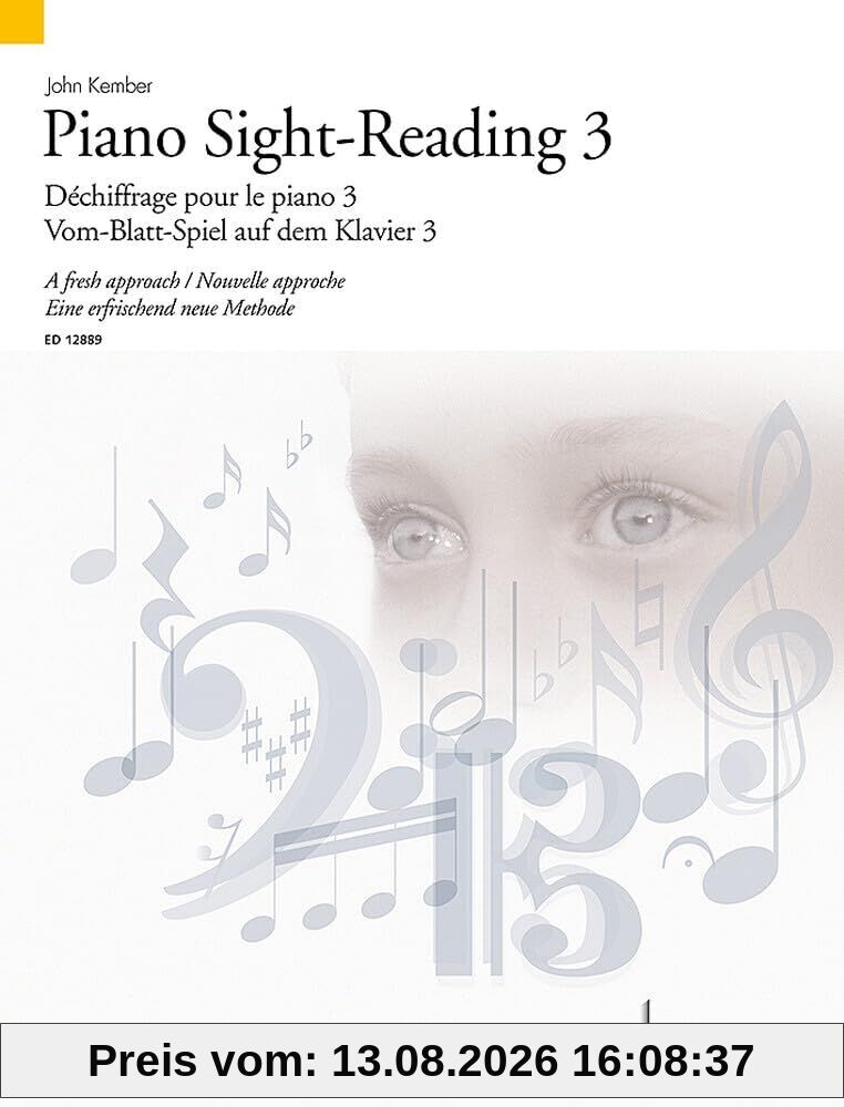 Piano Sight-Reading 3/Dechiffrage Pour Le Piano 3/Vom-Blatt-Spiel Auf Dem Klavier 3