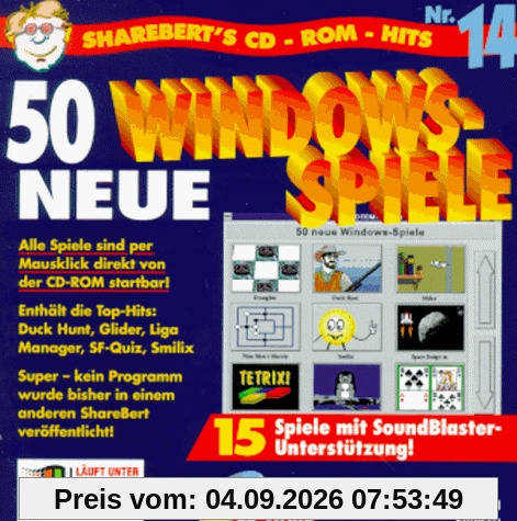 ShareBert: 50 neue Windows- Spiele. CD- ROM