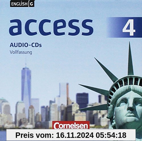 English G Access - Allgemeine Ausgabe: Band 4: 8. Schuljahr - Audio-CDs: Vollfassung