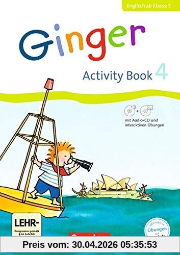 Ginger - Allgemeine Ausgabe - Neubearbeitung: 4. Schuljahr - Activity Book mit interaktiven Übungen auf scook.de: Mit CD-ROM, Audio-CD, Minibildkarten und Faltbox