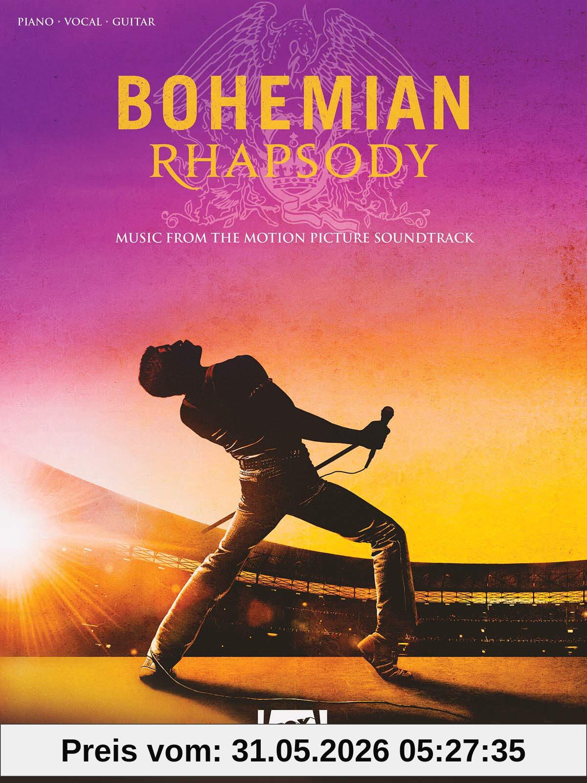 Freddie Mercury Bohemian Rhapsody, Music From The Motion Picture Soundtrack | Notenbuch Für Klavier Gesang Gitarre | Musiknoten Für 20 Rockklassiker | Musikbuch