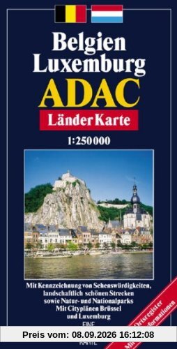 ADAC Karte, Belgien, Luxemburg