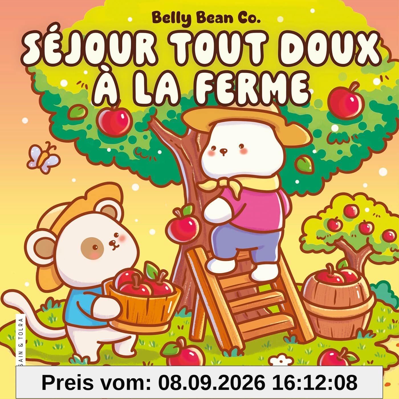 Séjour tout doux à la ferme : coloriages mignons et cosy