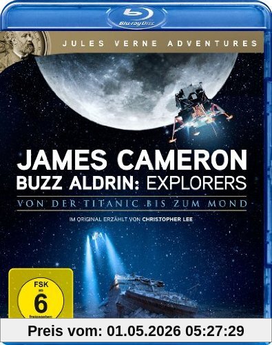 James Cameron - Buzz Aldrin: Explorers - Von der Titanic bis zum Mond [Blu-ray]