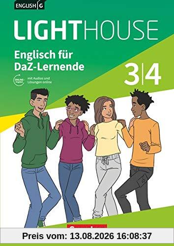 English G Lighthouse - Allgemeine Ausgabe: Band 3/4: 7./8. Schuljahr - Englisch für DaZ-Lernende: Workbook mit Audios und Lösungen online
