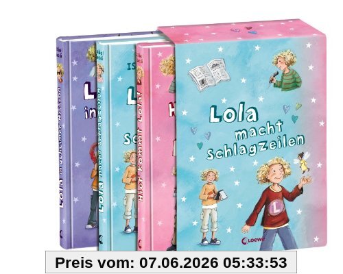 Hier kommt Lola!/Lola macht Schlagzeilen/Lola in geheimer Mission: 3 Bände im Schuber