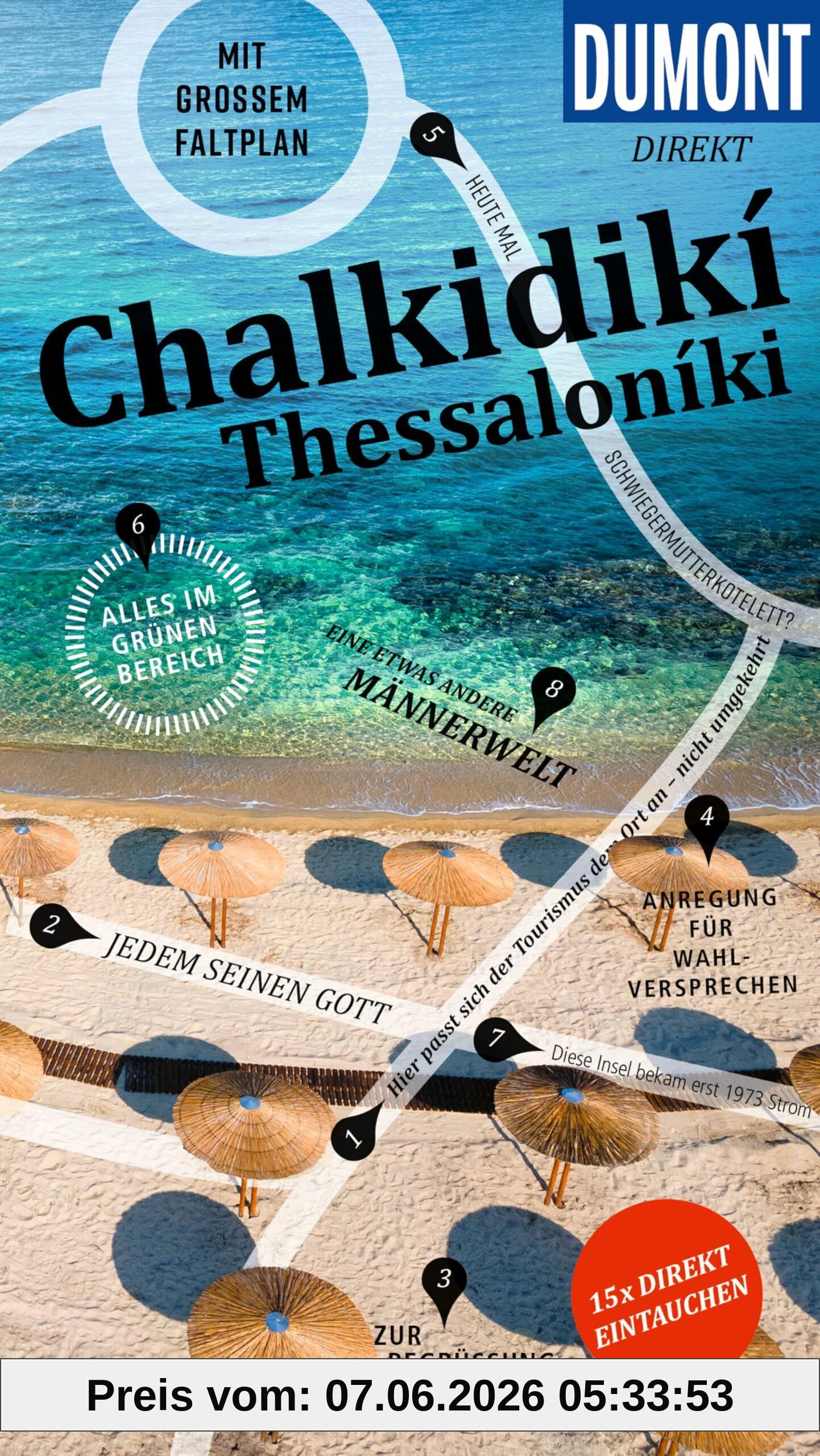 DUMONT direkt Reiseführer Chalkidiki