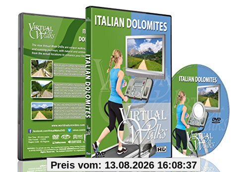 Virtuelle Spaziergänge - Italienische Dolomiten für Indoor Walking, Laufband und Fahrradtraining
