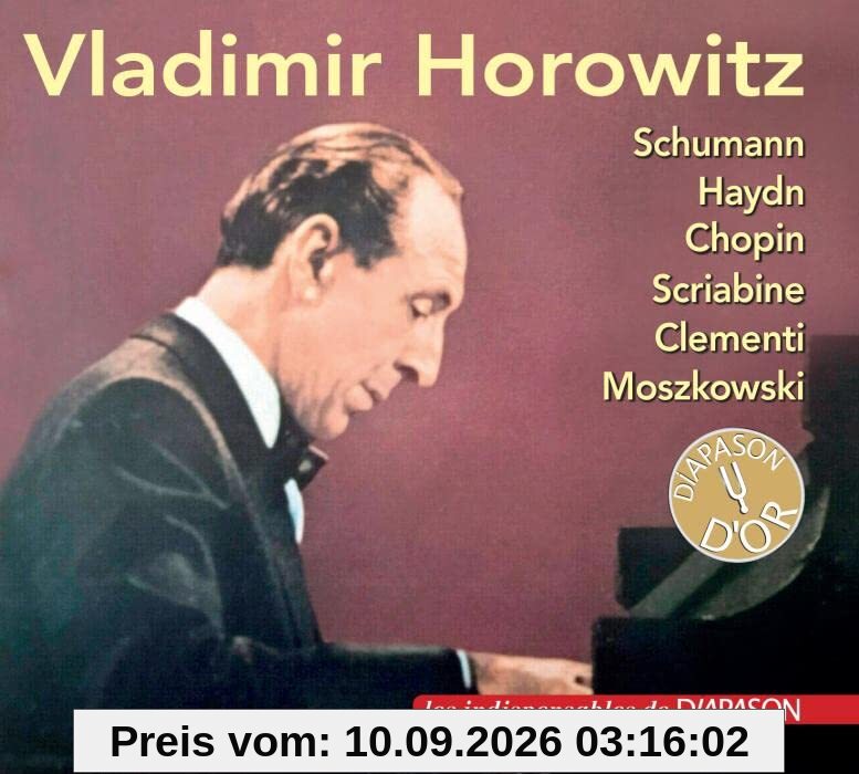 Vladimir Horowitz joue Schumann, Haydn, Chopin, Scriabine, Clementi et Moszkowski.
