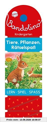 Bandolino. Tiere, Pflanzen, Rätselspaß: Lernspiel mit Lösungskontrolle für Kinder ab 4 Jahren