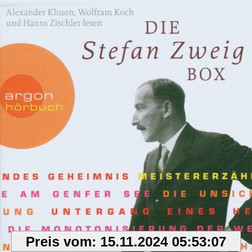 Die Stefan Zweig Box (Brennendes Geheimnis / Meistererzählungen / Essays)