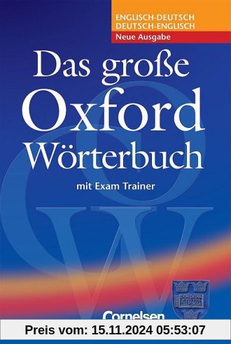 Das große Oxford Wörterbuch: Englisch - Deutsch / Deutsch - Englisch