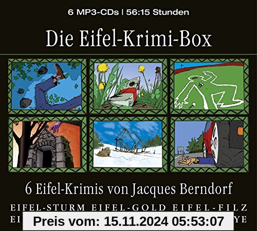 Die Eifel-Krimi-Box (6 Eifel-Krimis von Jacques Berndorf)