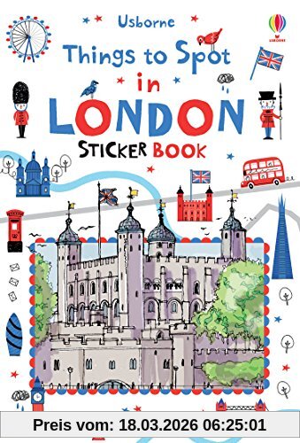 unbekannt Things To Spot In London Sticker Book (Sticker Books)