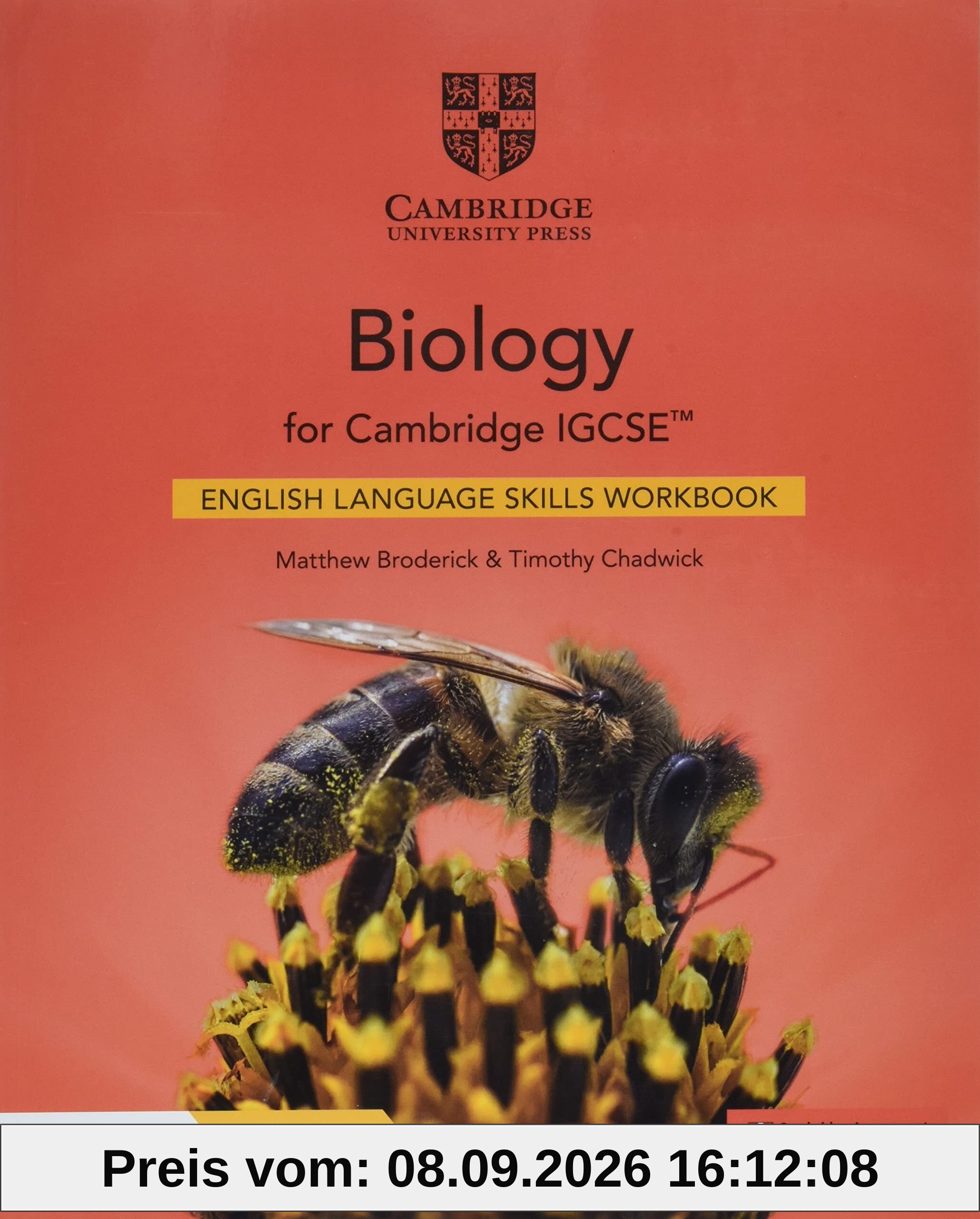 Biology for Cambridge Igcse English Language Skills + Digital Access 2 Years (Cambridge International Igcse)