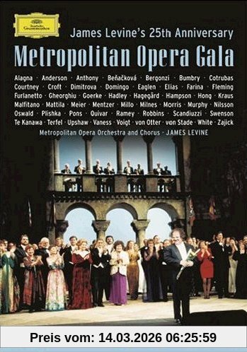 Placido Domingo James Levine's 25th Anniversary, Metropolitan Opera Gala (Ntsc, 2 DVDs)