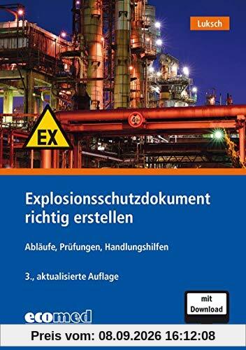 Explosionsschutzdokument richtig erstellen: Ablaufpläne, Prüfungen, Handlungshilfen