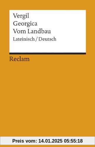 Georgica /Vom Landbau: Lat. /Dt.