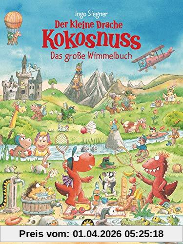 Der kleine Drache Kokosnuss - Das große Wimmelbuch: Ein Mitmach-Bilderbuch für die kleinen Kokosnuss-Fans