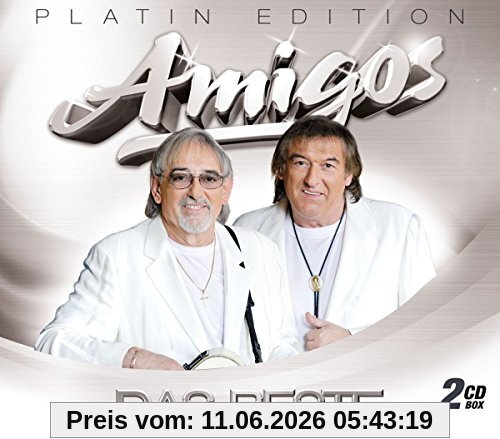 Das Beste - Platin-Edition (2 CDs mit großen Erfolgen der Amigos) inkl. den Hits: Ich geh für dich durchs Feuer, Dann kam ein Engel, Das weiße Schiff verlässt den Hafen