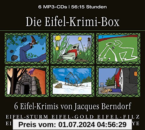 Die Eifel-Krimi-Box (6 Eifel-Krimis von Jacques Berndorf)