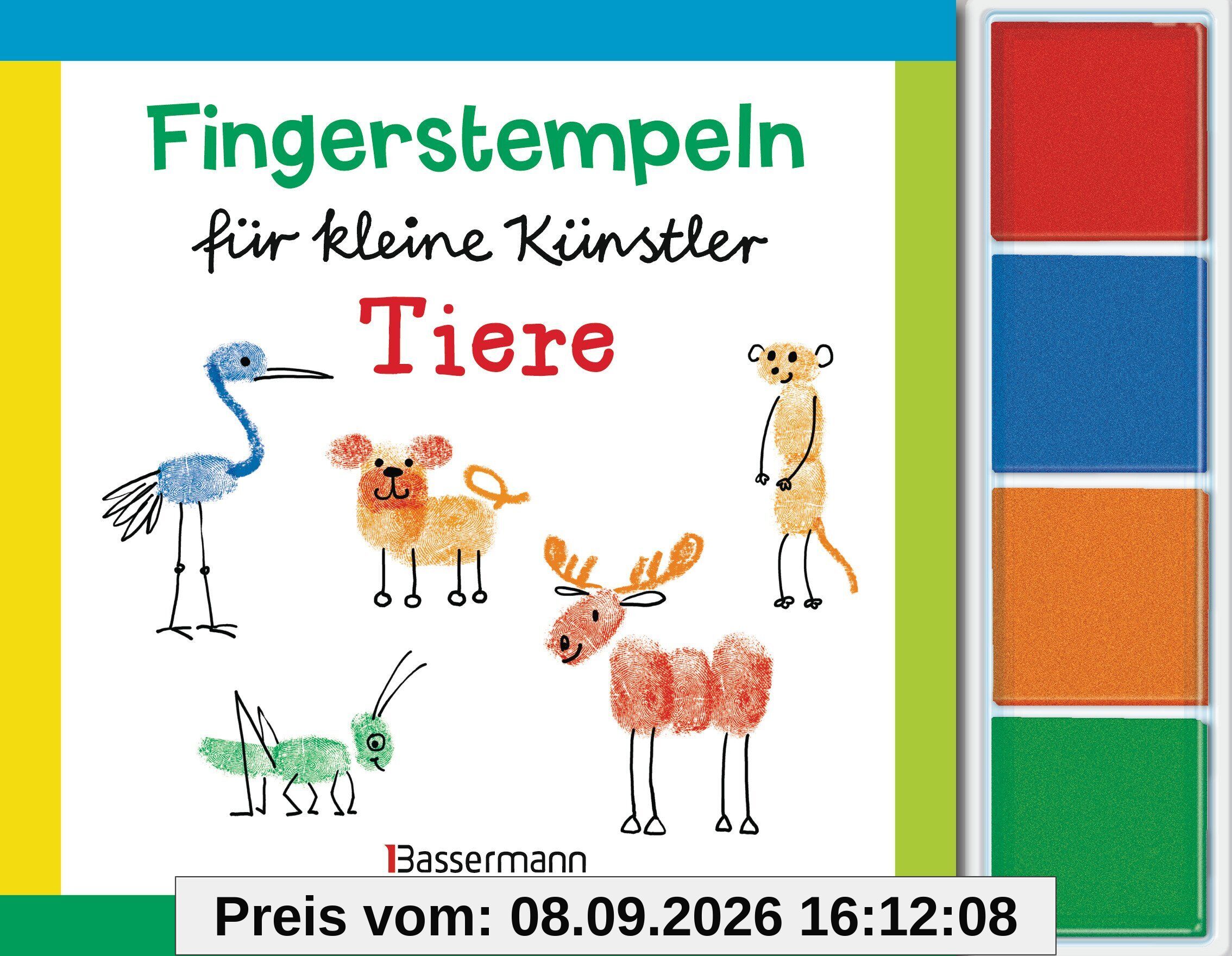 Fingerstempeln für kleine Künstler-Set - Tiere