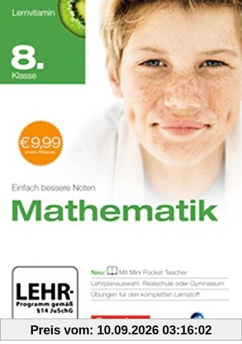 Lernvitamin - Mathematik 8. Klasse (für Realschule und Gymnasium)