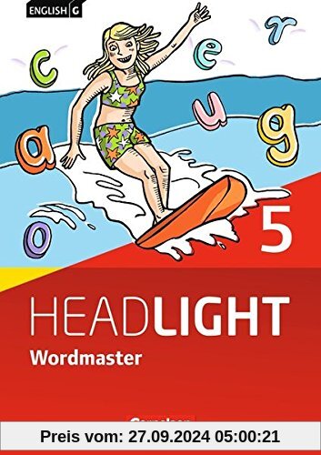 English G Headlight - Allgemeine Ausgabe: Band 5: 9. Schuljahr - Wordmaster mit Lösungen: Vokabellernbuch