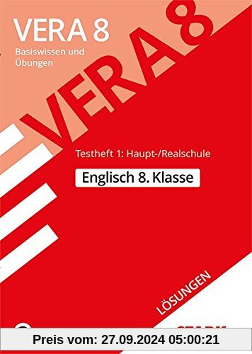 Lösungen zu VERA 8 Testheft 1: Haupt-/Realschule - Englisch