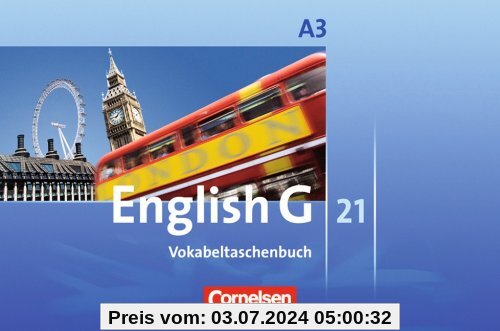English G 21 - Ausgabe A: Band 3: 7. Schuljahr - Vokabeltaschenbuch
