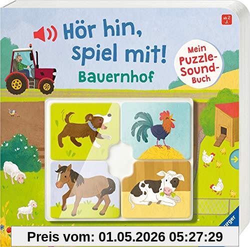 Hör hin, spiel mit! Mein Puzzle-Soundbuch: Bauernhof