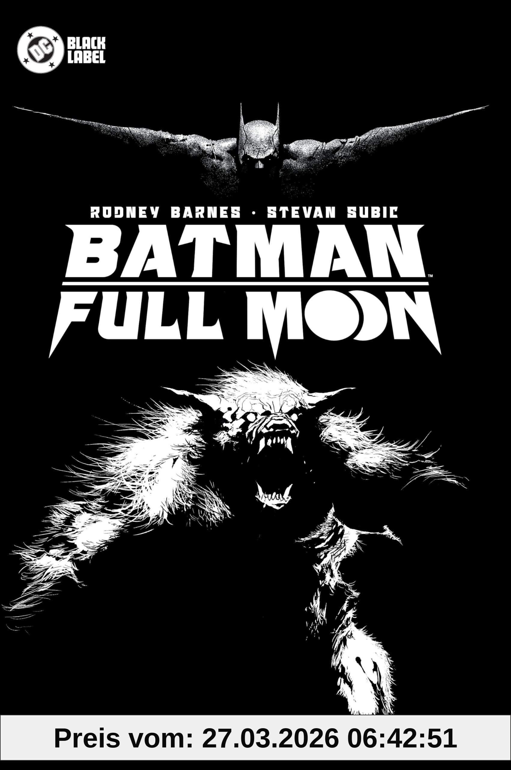 Rodney Barnes Batman, Full Moon (Dc Batman Full Moon, 1)