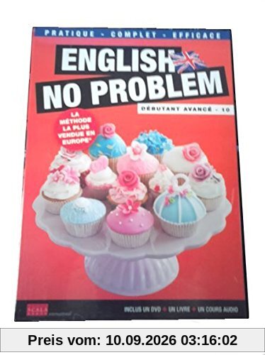 English no problem débutant avancé 10 ; la méthode la plus vendue en Europe; inclus un DVD + un livre + un cours audio