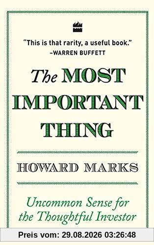 Howard Marks Marks, H, The Most Important Thing